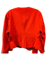 Lil Peep Burberry Red Wool Military Jacket